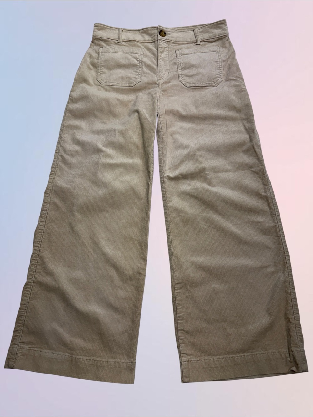 LOFT Women’s 8P Curvy THE PALMER WIDE LEG Corduroy Pant